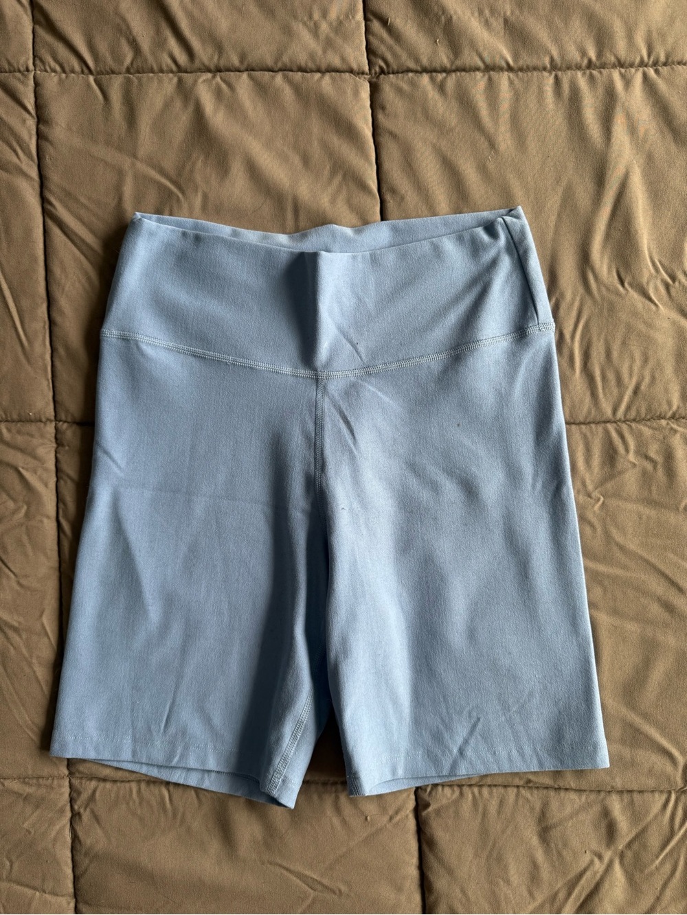 Abercrombie 6” bike shorts sky blue/cornflower